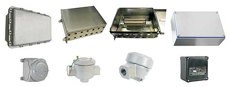image for explosion proof junction boxe, terminal boxe and device